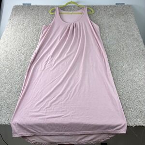 Bare Necessities Pink Maxi‎ Tank Nightgown Sleeveless Casual Lounge Womens XXL